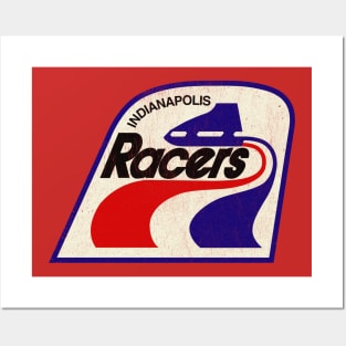 Retro Indianapolis Racers Hockey Posters and Art